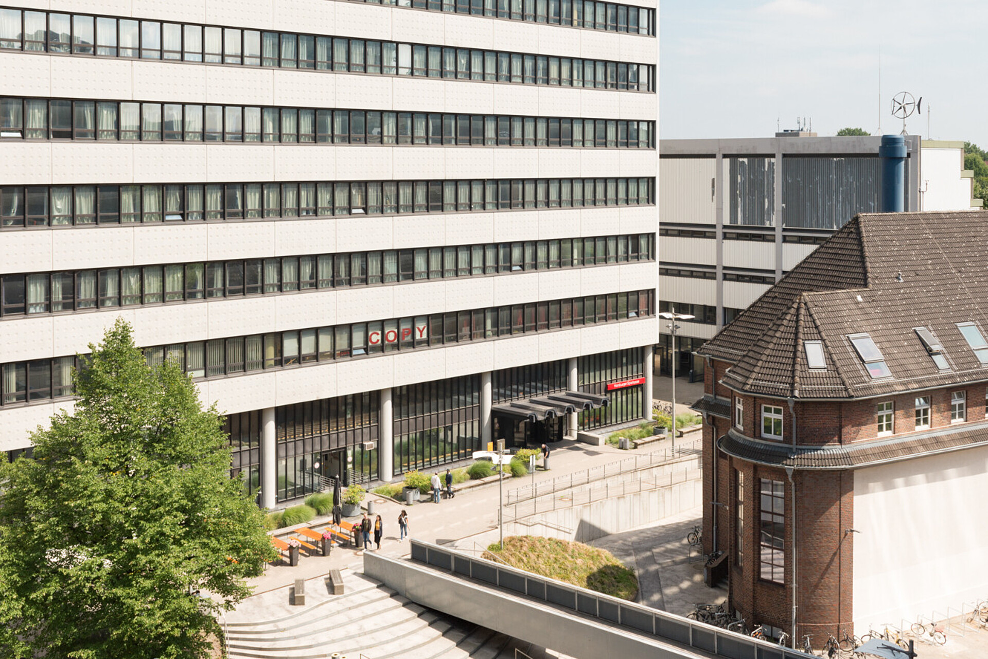 Campus Berliner Tor der HAW Hamburg mit dem  Zentrum für Energietechnik (ZET) und Berliner Tor 7