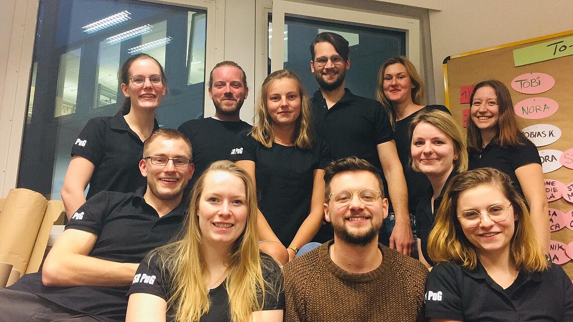 Gruppenbild des Fachschaftsrates Pflege und Gesundheit