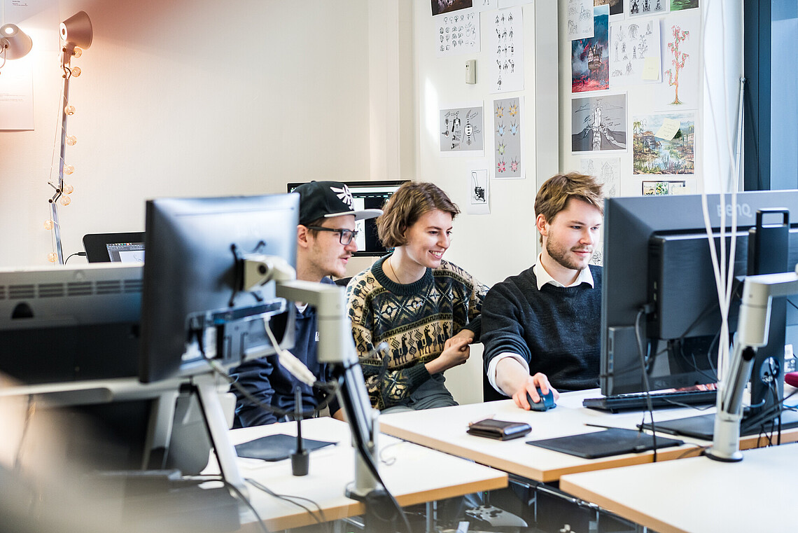 DMI, Studierende des Department Medientechnik, GamesLab, Ralf He