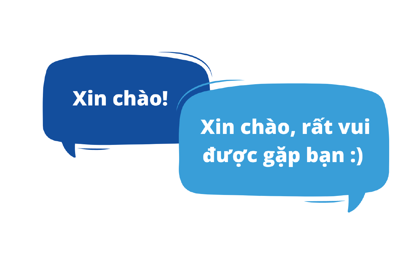 
                Begrüßung auf Vietnamesisch
            