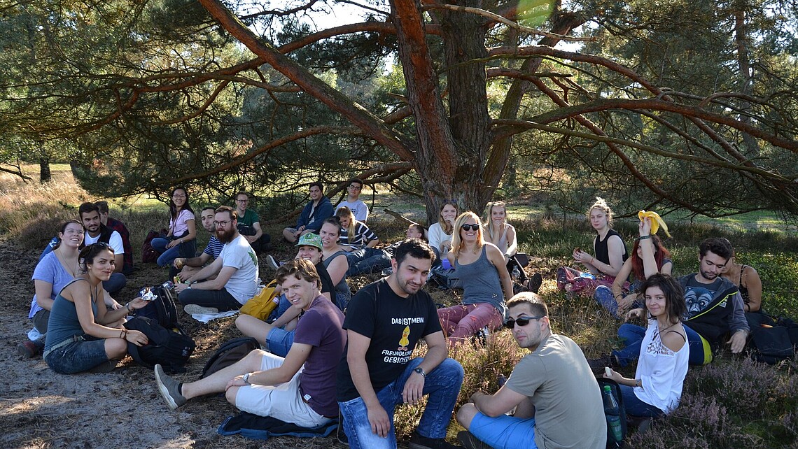 weBuddy field trip to Fischbeker Heide